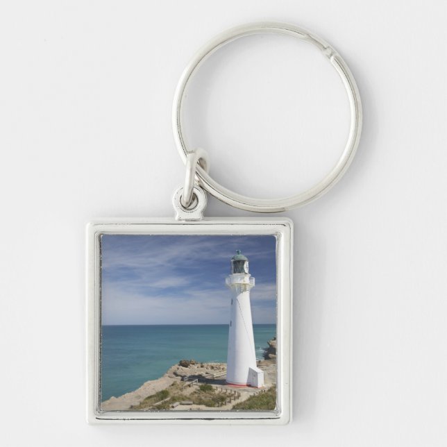 Castle Point Lighthouse, Castlepoint, Wairarapa, Key Ring (Front)