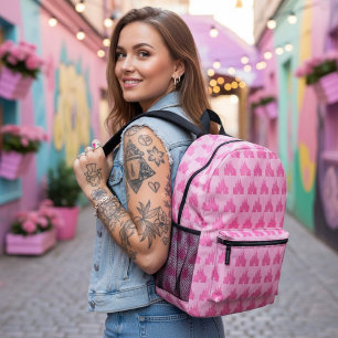 Castle Printed Backpack
