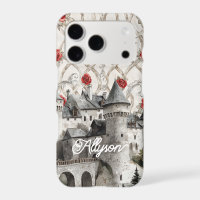 Castle Red Roses Romantic Floral