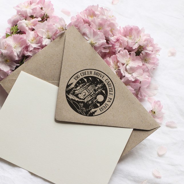 Castle Return Addres Stamp For Fairytail Wedding (Creator Uploaded)