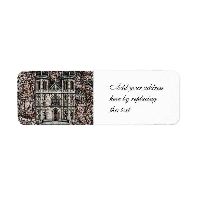 Castle Return Address Label (Front)