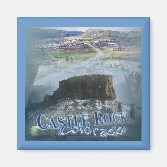 Castle Rock Colorado Magnet (Front)