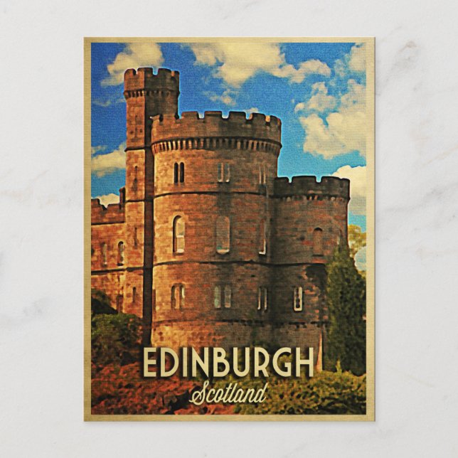 Castle Rock Edinburgh Postcard (Front)