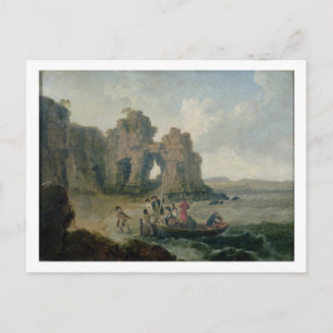 Castle Rock (Flatholm Island), Bristol Channel, 17 Postcard