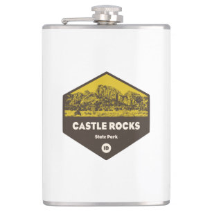 Castle Rocks State Park Idaho Hip Flask