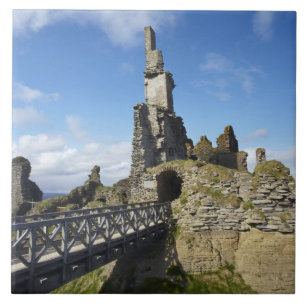 Castle Sinclair Girnigoe, Wick, Caithness, Ceramic Tile