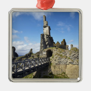Castle Sinclair Girnigoe, Wick, Caithness, Metal Tree Decoration