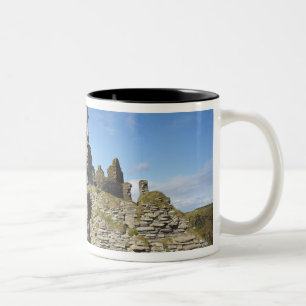 Castle Sinclair Girnigoe, Wick, Caithness, Two-Tone Coffee Mug