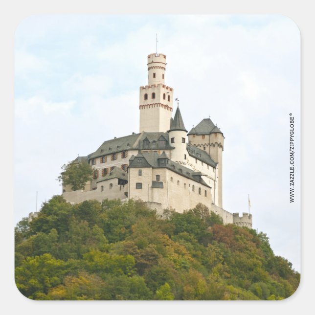 Castle Square Sticker (Front)