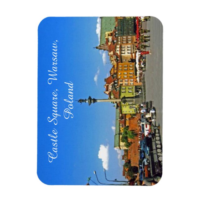 Castle Square, Warsaw, Poland Magnet (Vertical)