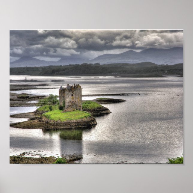 Castle Stalker Appin Argyll Scotland Poster (Front)