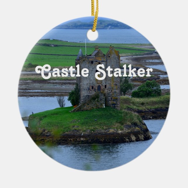 Castle Stalker Ceramic Ornament (Front)