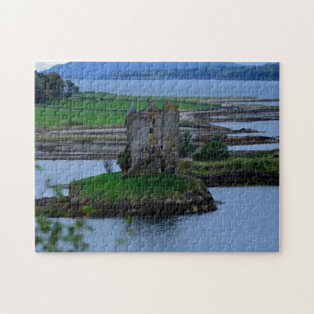 Castle Stalker in Scotland Jigsaw Puzzle (Horizontal)
