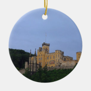Castle Stolzenfels Ceramic Tree Decoration
