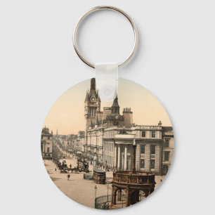 Castle Street, Aberdeen, Scotland Key Ring