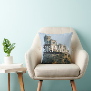 Castle Swallow's Nest in Crimea Cushion