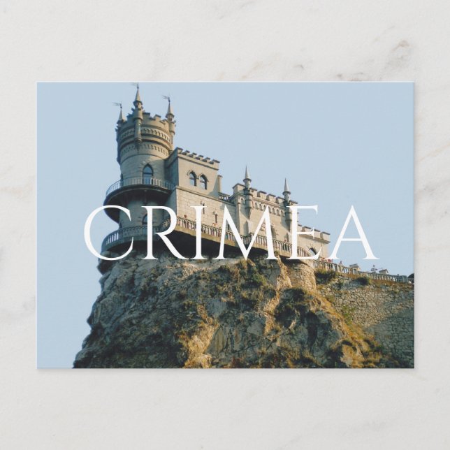 Castle Swallow's Nest in Crimea Postcard (Front)