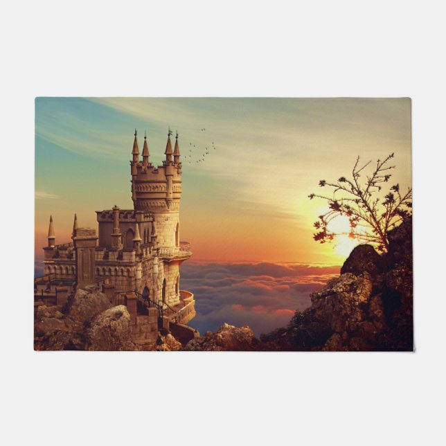 Castle Towers in the Sky Floor Mat (Front)
