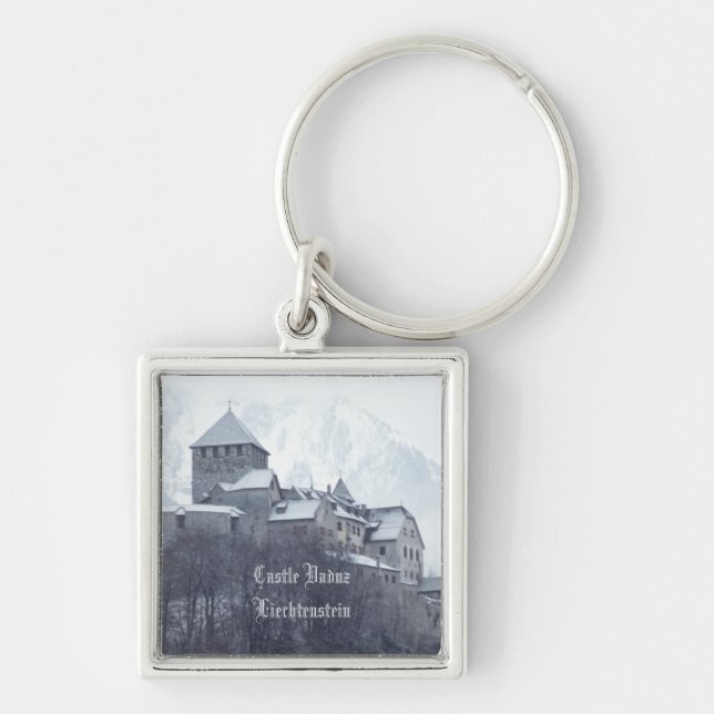 Castle Vaduz Liechtenstein Key Ring (Front)