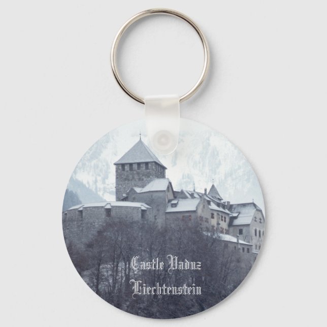 Castle Vaduz Liechtenstein Key Ring (Front)