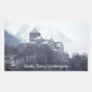 Castle Vaduz Liechtenstein Rectangular Sticker