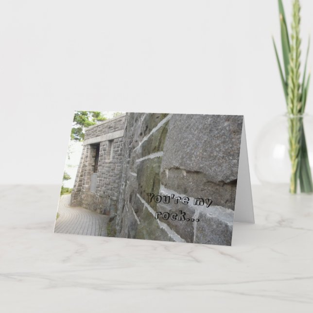 Castle Wall Father's Day Card (Front)