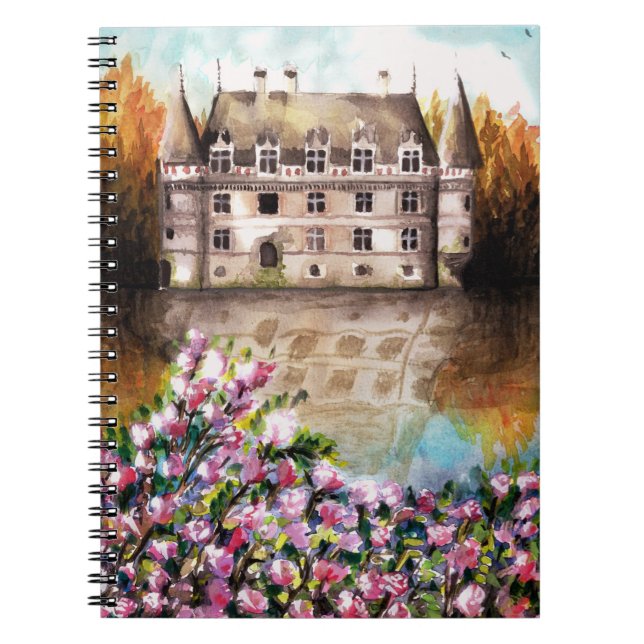 Castle watercolor notebook (Front)