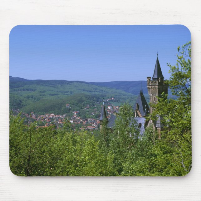 Castle, Wernigerode, Saxony Anhalt, Germany Mouse Pad (Front)