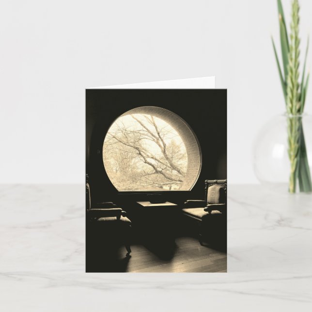 Castle Window Nook Note Card (Front)