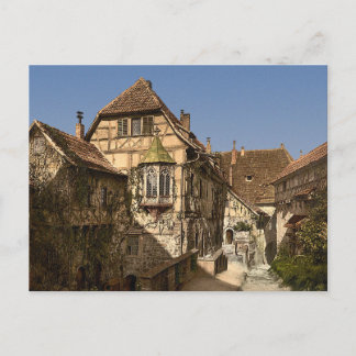 Castle yard, Wartburg, Thuringia, Germany Postcard