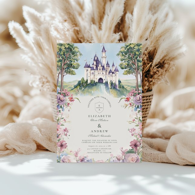Castlecore Fairytale Garden Wedding  Invitation (Creator Uploaded)