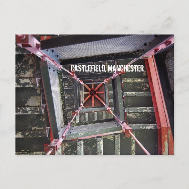 Castlefield Rusty Steps Postcard (Front)
