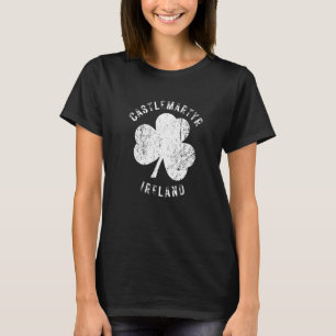 Castlemartyr Cork Ireland Vintage Shamrock Distres T-Shirt