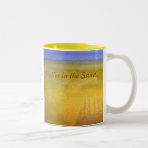 Castles in the Sand...mug Two-Tone Coffee Mug