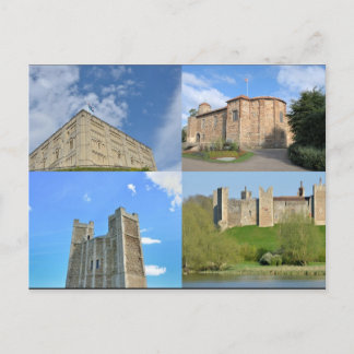 Castles of East Anglia Postcard