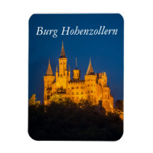 Castles of Germany - Hohenzollern Photo Magnet
