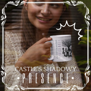 Castle's Shadowy Presence Coffee Mug