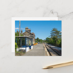 Castleton Moor Railway Station Postcard