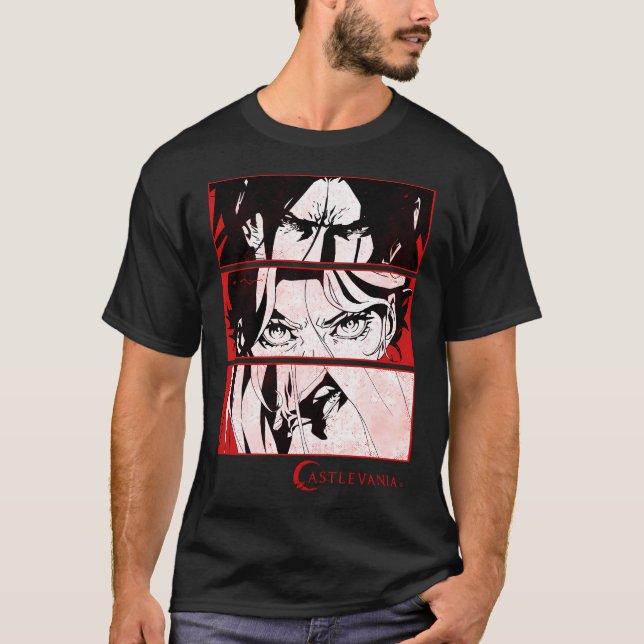 Castlevania Angry Eyes Panel T-Shirt (Front)
