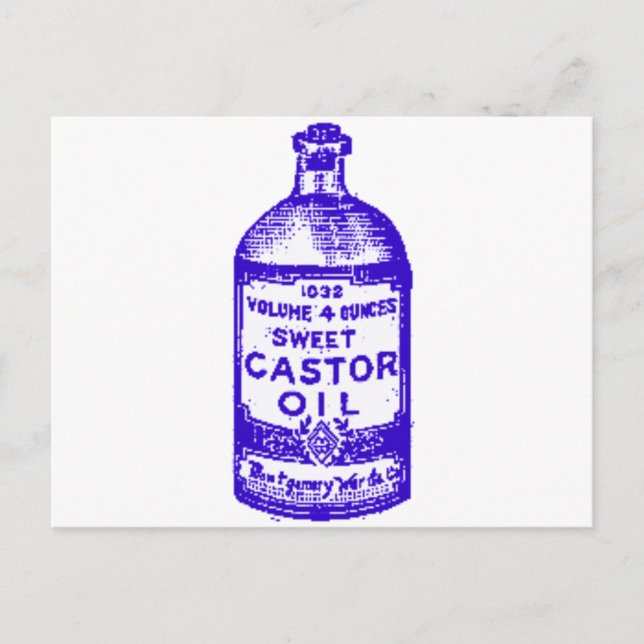 Castor Oil! Yum! Postcard (Front)