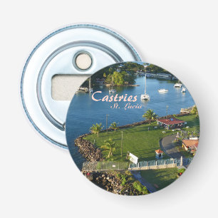 Castries Saint Lucia Caribbean Island Bottle Opener