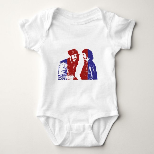 Castro and Che Baby Bodysuit (Front)