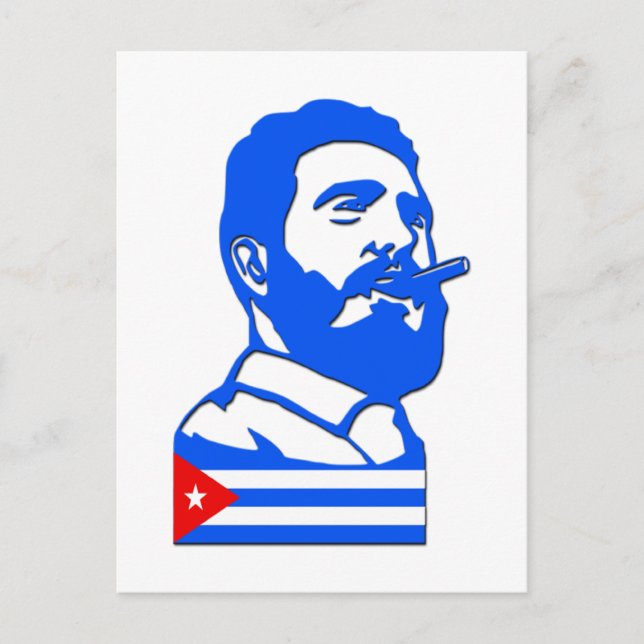 Castro And Cuba Postcard (Front)