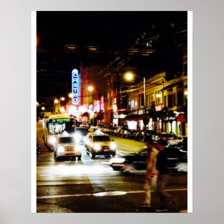 Castro at Night Poster