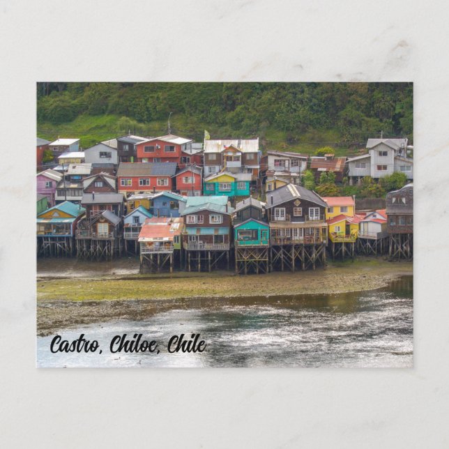 Castro, Chiloe, Chile Postcard (Front)