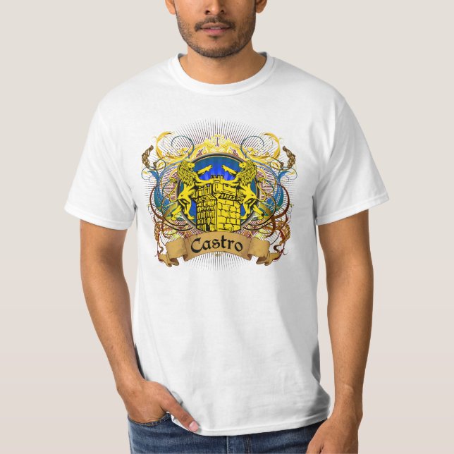 Castro Family Crest T-Shirt (Front)