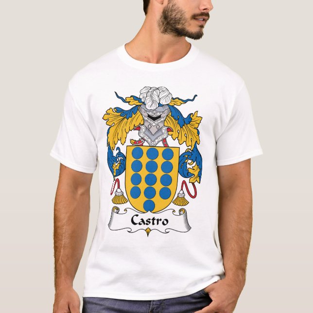Castro Family Crest T-Shirt (Front)