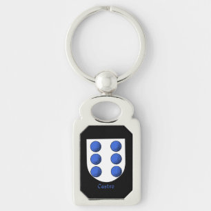 Castro Historical Shield Key Ring