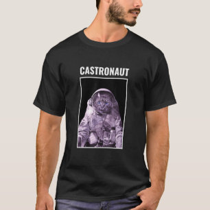 Castronaut Space Astronaut Cat Astronomy Fans T-Shirt