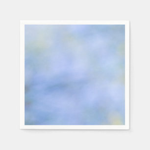 Casual Abstract Blue Yellow Pattern Palo Verde Napkin